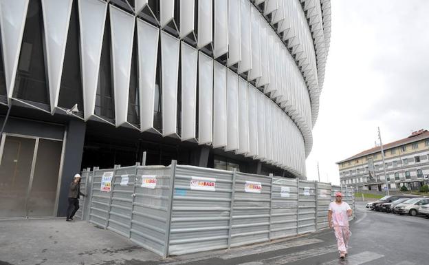 Vista de las obras del Museo Athletic.