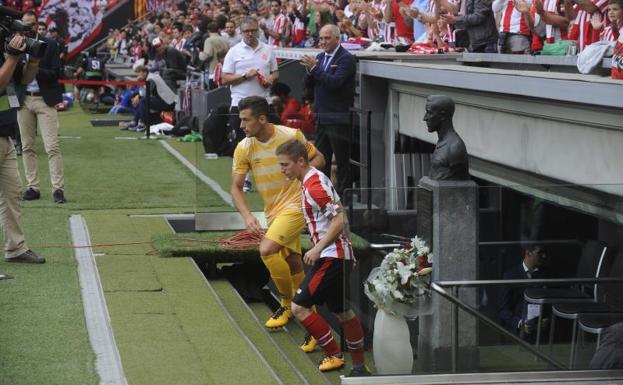 El Girona rinde homenaje a 'Pichichi'
