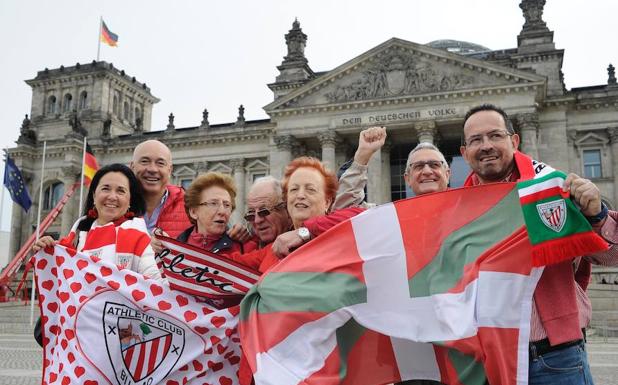 Aficionados del Athletic en Berlín.