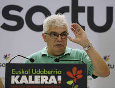 Antton López Ruiz, 'Kubati', este domingo en San Sebastián.
