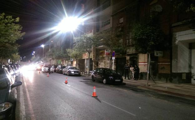 La vía se acotó tras el suceso.