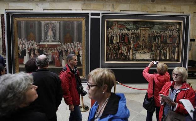 La muestra se clausurará con una recreación histórica del cuadro 'El Besamanos' en la Casa de Juntas.