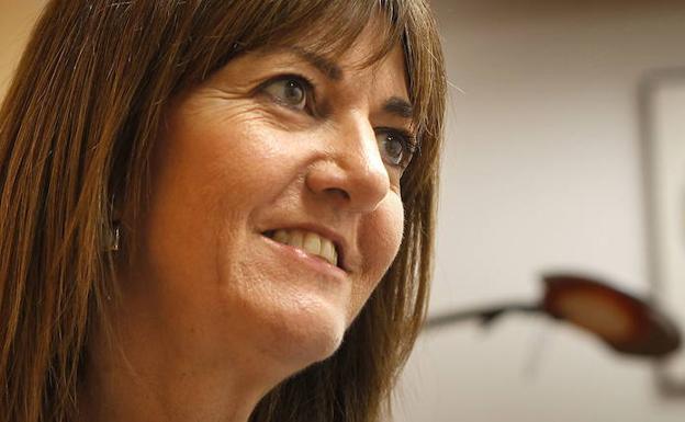 La secretaria general de los socialistas vascos, Idoia Mendia.