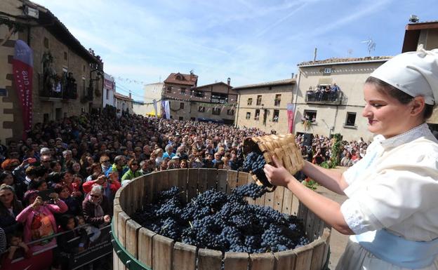 Yécora ha acogido la tradicional fiesta de la vendimia.