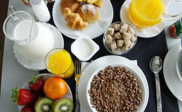 Desayuno completo./Archivo