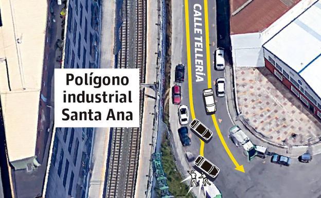 La Policía encuentra los dos coches que mantenían un 'pique' en Bolueta y que causó un herido grave