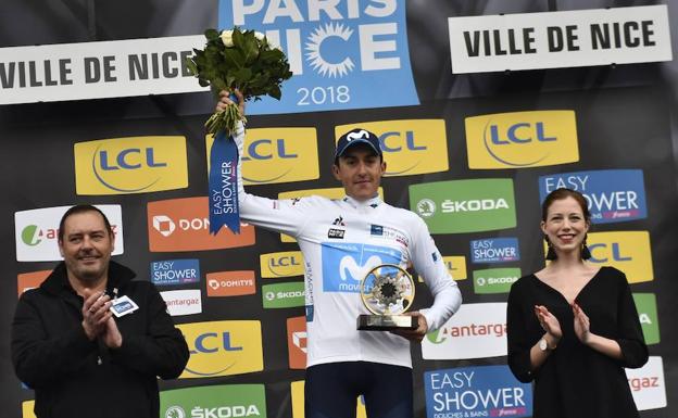 Marc Soler, tras proclamarse campeón./AFP