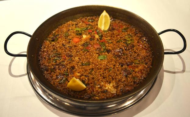 Paella a la bilbaína