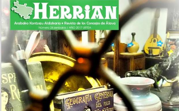 Portada del número 24 de la publicación, donde aparece la entrevista a la madre de Igor Martínez de Osaba./Herrian
