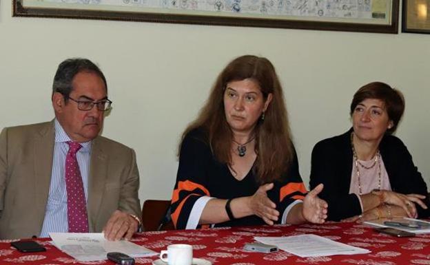 Margarita Torres durante la rueda de prensa./IAC