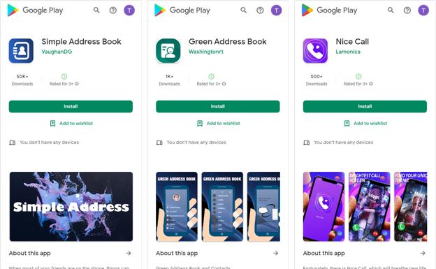 . zainfekowane aplikacje