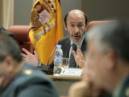 Rubalcaba durante la inauguración del seminario de la Organización Internacional de Policías de Tráfico. /Efe/