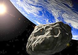 Recreación de un asteroide aproximándose a la Tierra. / Foto: Nasa/