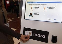 Ejemplo de la petición de cita con tarjeta identificativa./