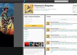 Captura de la cuenta de Alqassam Brigades. / Twitter/
