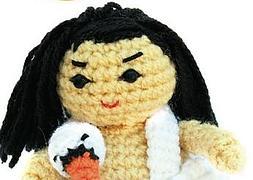 El 'amigurumi' de la cantante Björk realizado por Kraft Croch. / Vídeo: Youtube/