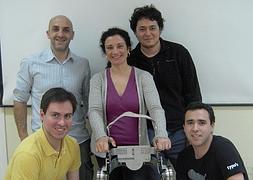La investigadora Elena García junto al resto del equipo de Marsi Bionics.FOTO: UPM./