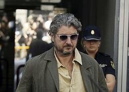 Cristóbal Páez, exgerente del PP sale de la Audiencia Nacional el pasado 13 de agosto. / Efe/