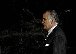 Bárcenas, en la entrada a la Audiencia Nacional ./ P. Armestre (Afp)/