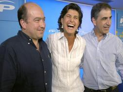 San Gil ha estado acompañada por Carmelo Barrio y Leopoldo Barreda. / Telepress/