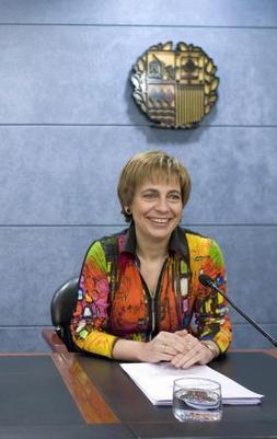 La portavoz del Gobierno vasco, Miren Azkarate. /Efe/