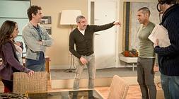 Jesús Vázquez en el plató. :: MEDIASET/