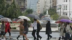 Las lluvias remitirán esta noche./ M. Atrio/