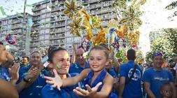 La agrupación 'Come golayu' celebra su victoria en Laredo. /Javier Cotera/