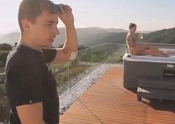 El jacuzzi de la casa de Jorge Lorenzo./ Youtube/