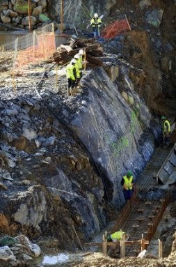 Las obras están aún en la fase de cimentación. / M. ATRIO/