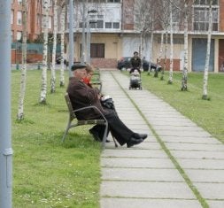 El parque que acoge la campa. / PEDRO URRESTI/