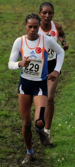La atleta turca de origen etíope Almitu Bekele. ::
FERNANDO GÓMEZ/