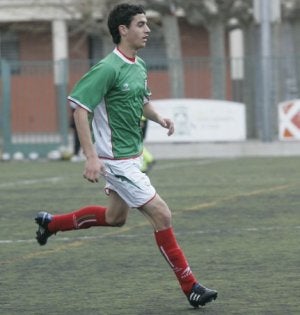 Álex Vallejo, en un reciente partido con la selección de Euskadi. ::
BLANCA CASTILLO/