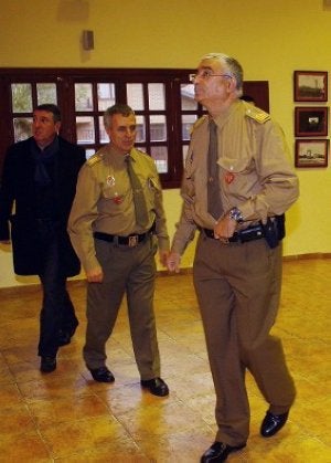 Garrido y 'Mendi' en la charla./