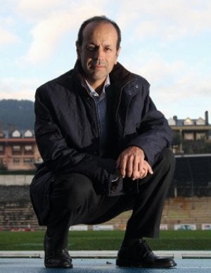 Luis Ángel del Río, en la pista de Ellakuri. :: JOSÉ MONTES/