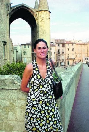 La joven se siente cómoda en la ciudad de Montpellier. ::
E. C./