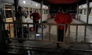 La barrera de la barquilla se midió barrote a barrote./