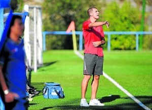 Gaizka Garitano pasará a la historia como el último entrenador del filial azulgrana. ::
M. E./