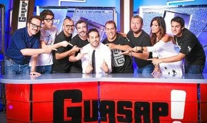 El equipo de 'Guasap'. :: R. C./