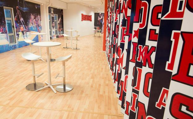 La Sala Baskonia albergará el «snack» para doscientos abonados en cada partido