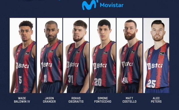 Baldwin, Granger, Giedraitis, Fontecchio, Costello y Peters oprtan al MVP/baskonia