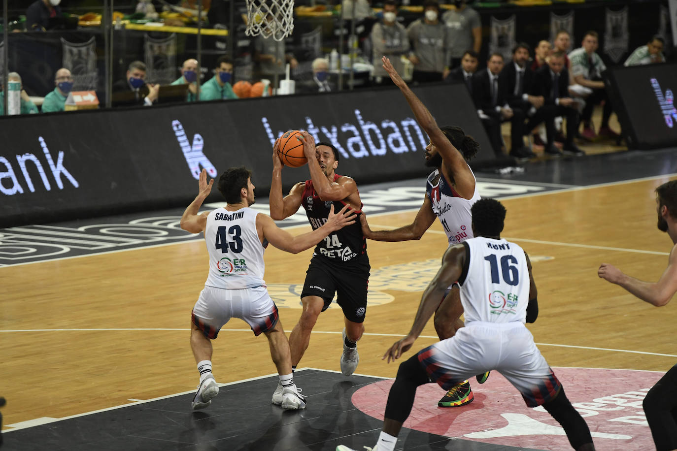 Las mejores imágenes del Bilbao Basket - Fortitudo Bolonia