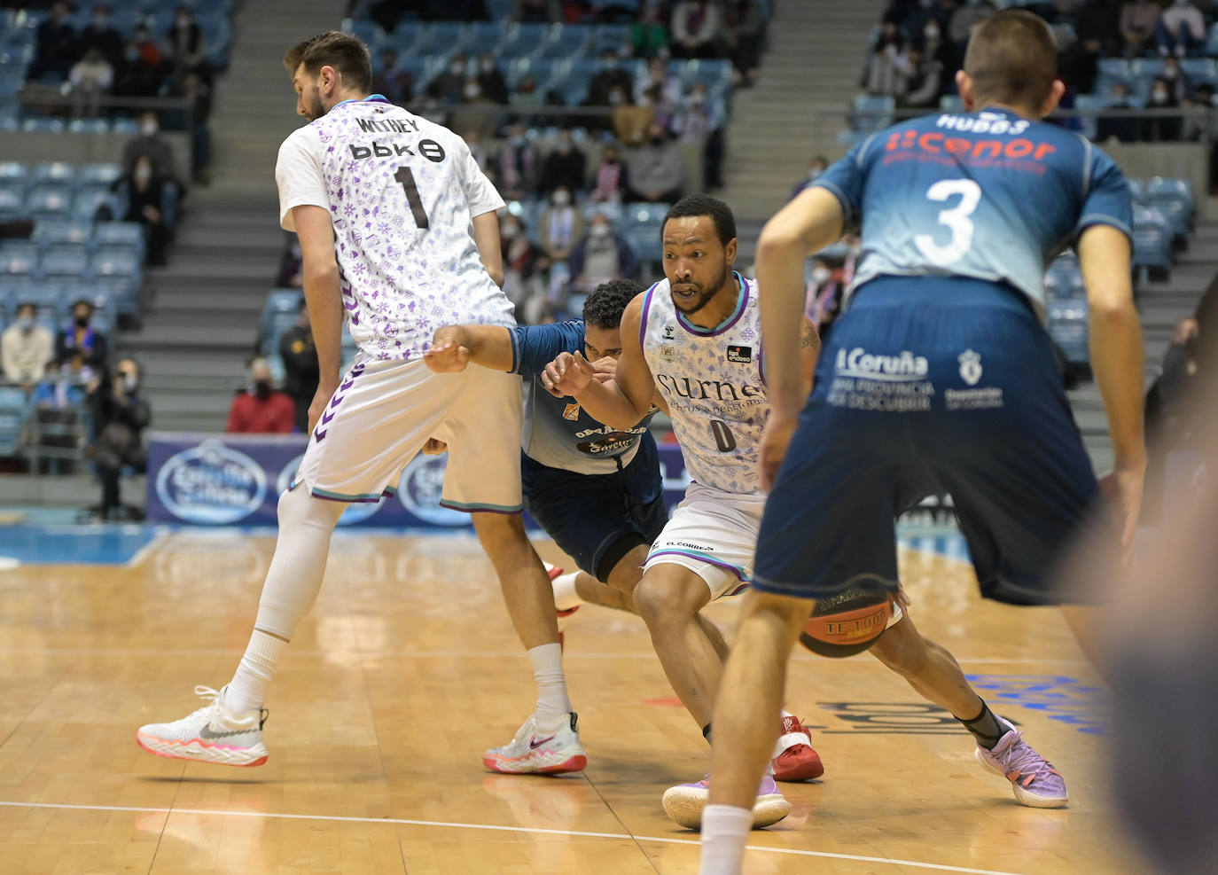 Obradoiro-Bilbao Basket, en imágenes