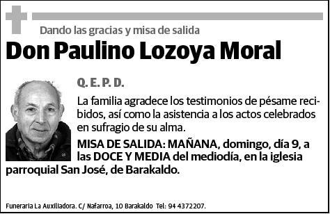 LOZOYA MORAL,PAULINO