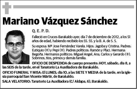 VAZQUEZ SANCHEZ,MARIANO
