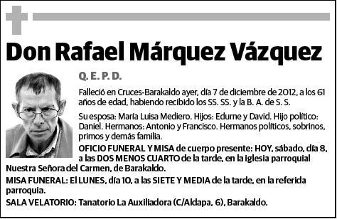 MARQUEZ VAZQUEZ,RAFAEL