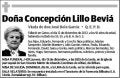 LILLO BEVIA,CONCEPCION