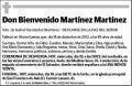 MARTINEZ MARTINEZ,BIENVENIDO