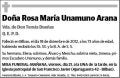 UNAMUNO ARANA,ROSA MARIA