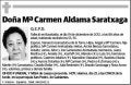 ALDAMA SARATXAGA,Mª CARMEN